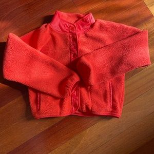 Free people hit the slopes fleece jacket dupe